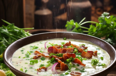 creamy potato soup recipe-"unleash your inner chef with our hearty & easy-to-follow creamy potato soup recipe. perfect comfort food for cozy nights in. click to simmer your way to deliciousness!"