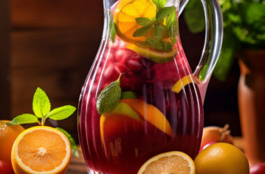 easy red sangria recipe-make your own fruity cocktail with this easy sangria recipe! with bursting flavors of red wine, brandy, orange and a splash of fresh fruit. get ready to have a taste of this spanish red wine!